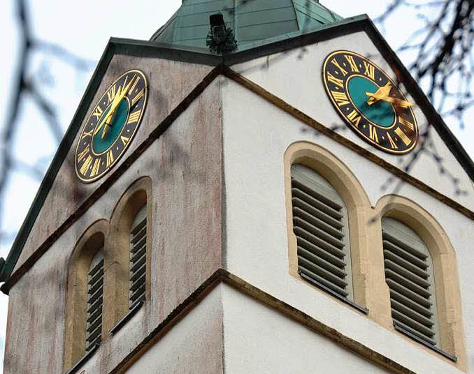 Der Kirchturm von St. Martin in Görwihl, wo unsere Glocke ihre neue Heimat findet.