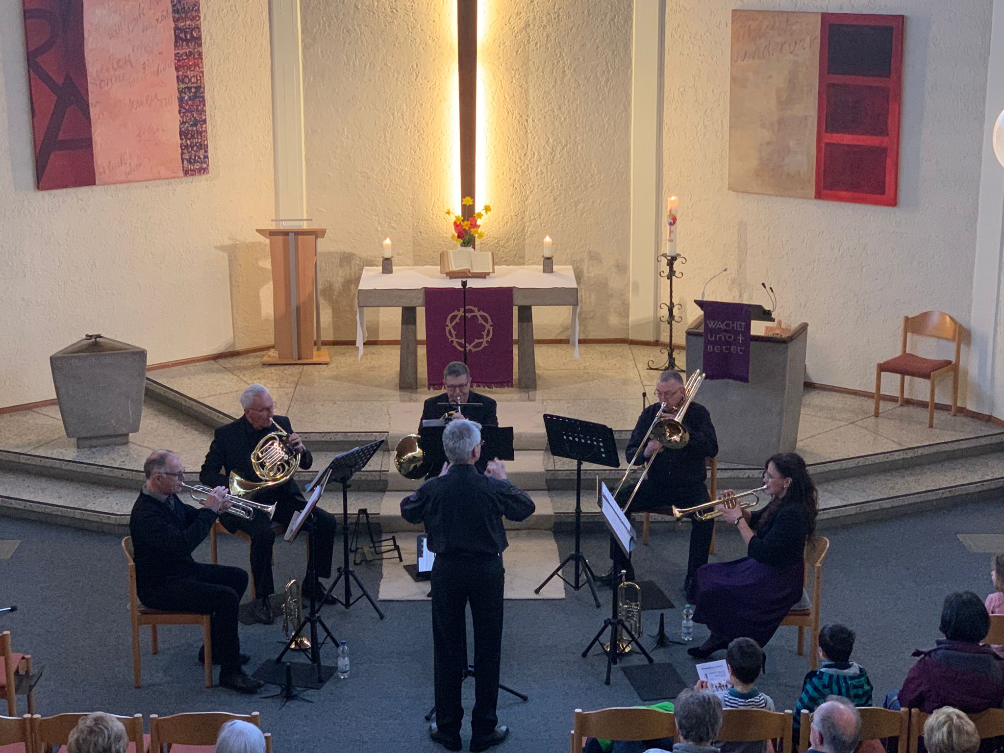 Herzliche Einladung zum Konzert des Corona-Brass Ensembles am 23.03.2025