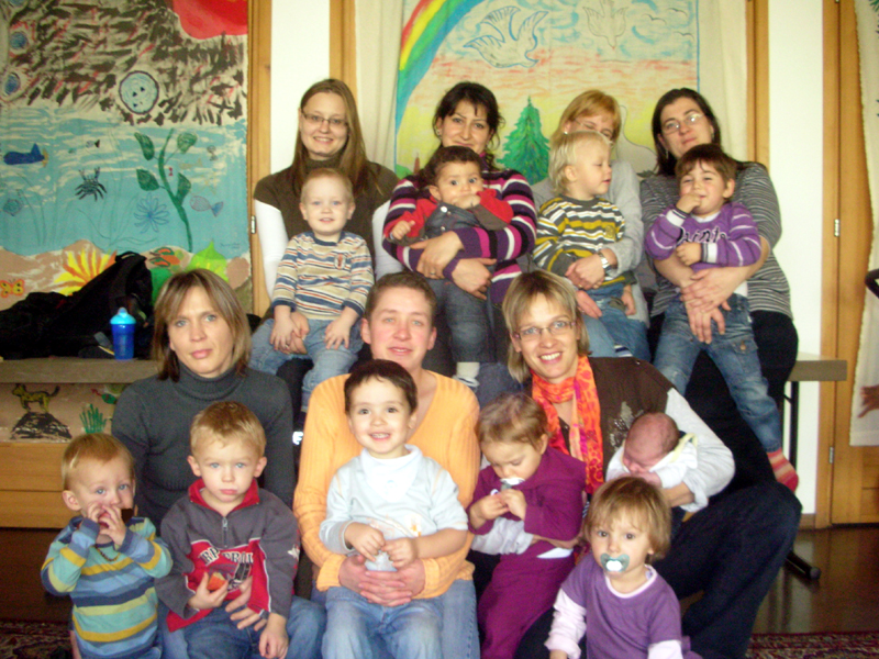 Die Krabbelgruppe im Jahr 2009